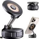 Phone Holders for Your Car, Car Phone Holder for Magsafe [Upgraded Strongest Suction & Magnetic] 360 Adjustable Magnetic Car Phone Mount for Your Car/Gym/Mirror Mount for iPhone & Android | Best Gift