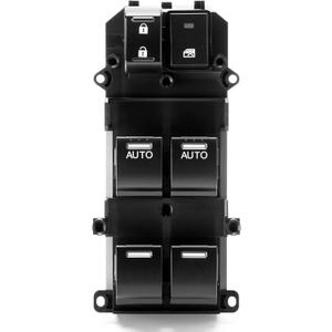 Driver Side Master Power Window Switch for 2013-2014-2015-2016-2017 Hond Accord Front Left Door Lock Window Switch Assembly Control 35750T2AA01, DWS1744, 1S14102