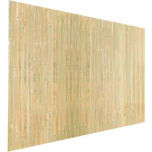 Bamboo Slat Fence 57inch H x 13ft L, Handwoven Natural Bamboo Fencing Approx 5ft Height, Indoor or Outdoor Privacy Fence for Patio, Balcony, Border Pool