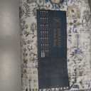 jinchan Kalen Runner Rug 2x6 Washable Area Rug Soft Vintage Hallway Indoor Floor Mat Thin Retro Distressed Carpet Blue Floral Country Non Slip Bathroom Kitchen Bedroom Living Room