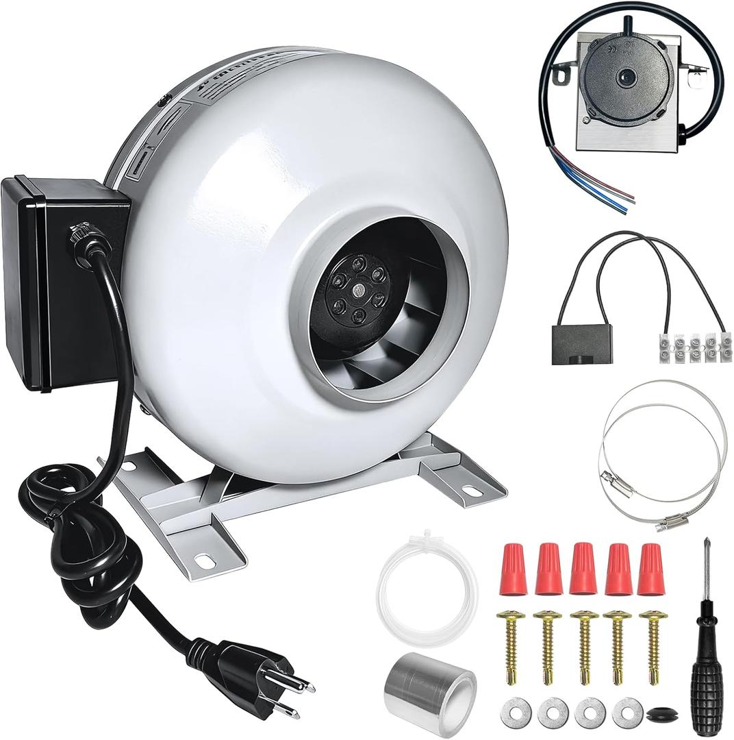 M-4DBT Automatic Dryer Exhaust Fan for Clothes Dryers Quiet, Stable, Durable, Saves Drying TimeCompatible with All Dryers