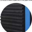 LBG Products Rubber Anti-Vibration Isolator Pads,Heavy Duty Blue EVA Pad for Air Conditioner,Compressors,HVAC,Treadmills etc(4'' X 4'' X 7/8")