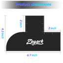 8 x Barber Enhancement Card Hairline Stencil with Right Angle & Long Straight Edges Haircut Template with Extra Guide Lines Reusable Tool for Line-Ups, Fades & Edge-Ups (Black)