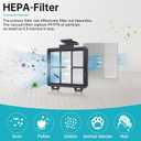 LOVECO Replacement Parts Compatible for iRobot Roomba Combo Essential Y0140 Y0110 Q0120 Q0110, Q052 Combo Essential Vac 2, 2 Roller Brush, 8 Hepa Filters, 8 Side Brush, 2 Primary Filter, 4 Mop Pads (Origin)