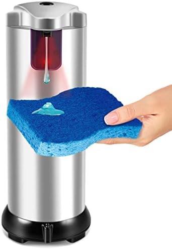 Automatic Soap Dispenser, Touch-Free Liquid Soap Dispenser 3 Levels Adjustable, 9.5oz Touchless Soap Dispenser, Smart Automatic Soap Dispenser for Bathroom, Kitchen, Compatible with Dish/Hand Soap