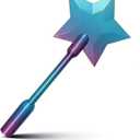 3D Printed Credit Card Wand Tap to Pay, Magic Fairy Pay Wand, Starlight Magic Wand Tap-to-Pay Card Holder, Fun Unique Creative Gifts (Blue)