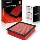 A-Premium High-performance, Pre-oiled Engine Air Filter Compatible with Ford & Lincoln - Expedition(2007-2024), F150(2009-2024), F250 F350 F450 Super Duty(2008-2016), Navigator(2007-2024), F650, F750