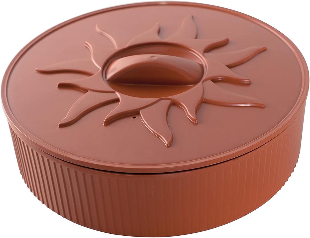 Nordic Ware Microwave Tortilla and Pancake Warmer, 10-Inch,Orange