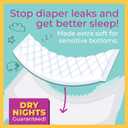 Sposie Booster Pads, Stop Overnight Diaper Leaks, Fits sizes Newborn 1 2 3, No Adhesive for Sensitive Skin, 32 ct