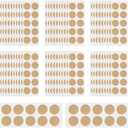 YENOVO Earring Stickers, Earlobe Support Patches for Earrings, Adhesive Drooping Earring Disc for Enhancing Comfort, Lobe Support Patches for Women (Skin color-600)