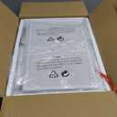 BOLUO Stackable Storage Drawers Narrow Closet Organizers and Storage Fabric White 2 Drawer Dresser for Bedroom 2 Packs Modern (Deep(15.4"D x 11.4"W x 12"H))