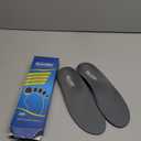 Arch Supports Plantar Fasciitis Feet Insoles Orthotics Inserts Relieve Flat Feet, High Arch, Foot Pain Mens 4 (Mens 4 - 4 1/2 | Womens 6 - 6 1/2, Gray)