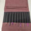 Knit Picks Options Wood Interchangeable Knitting Needle Set with Case and Stitch Markers (Royal Purple)