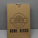 Spsyrine Red Plastic Serving Tray for Ottoman, Coffee Table, Oval Decorative Tray for Entertaining, Outdoor, Living Room, Home Decor (15.5" x 10.6" x 1.4")