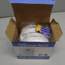 2 Packs Smoke and Carbon Monoxide Detector Powered by Battery,Smoke Detector Carbon Monoxide Detector Combo with Large LCD Display, Portable Fire Alarm Smoke Detector, OL0902U