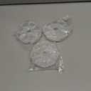 3 PCS 8 Grids Clear Round Bead Organizer Box, Plastic Compartment Organizer Box Jewelry Bead Display Organizers Container for Jewelry Beads Rings Earrings