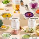 Baby Food Maker - Processor & Blender for Fresh Meals, Fruits, Veggies, Meat & Puree (White)
