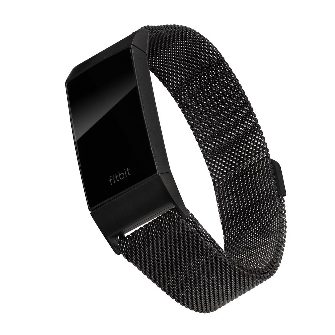 WITH it Stainless steel mesh band for use with FITBIT CHARGE 4 & CHARGE 3