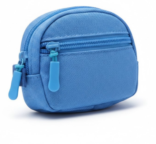 Y-SHP MATRIX Mens Wallets,Portable Card Wallet For Men - Small and Exquisite Keychain Wallet,Coin Purse for Men and Women to Travel Suitable for Storing Keys,Cards and Cash（Blue)