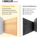 2 x GWP01 Wood Grain Garage Wall Protector Car Door Protectors, Garage Accessories, Parking Stopper for Garage, Tool-Free, Designed in Germany (6.5mm Wood Grain)