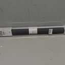 ChrisDowa Cordless 100% Blackout Roller Shade, with Striped Jacquard, Thermal Insulated, UV Protection Fabric, Total Blackout Blinds for Window, French Doors, Home and Office, Black, 24" W x 72" H