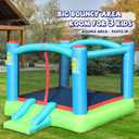 Action Air Bounce House, Outdoor Inflatable Bouncer with Blower, Large Jumping Area Bouncy Castle for Kids, 12.17 ft x 9.5 ft x 6.92 ft