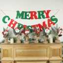 winemana 6 Pcs Small Christmas Tree Table Decorations Indoor, Mini Artificial Trees Plants with Pine Cones Santa Snowman for Tabletop Centerpiece Office Home Kitchen Xmas Holiday Decor