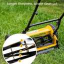 14" Hand Push Lawn Mower, 5-Blade Push Reel Lawn Mower