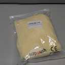 Women's Sexy Halter Bodycon Dress Deep V Neck Ruched Ruffle Hem Slit Mini Dress Sleeveless Club Party Outfits (Yellow, M)