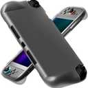 WEOTOO TPU Protective Case for Nintendo Switch 2 (2025), Ergonomic Anti-Slip Grip Cover, Shock-Absorbing Shell with Precise Cutouts, Full-Body Soft Case for Console and JoyCon - Clear Black