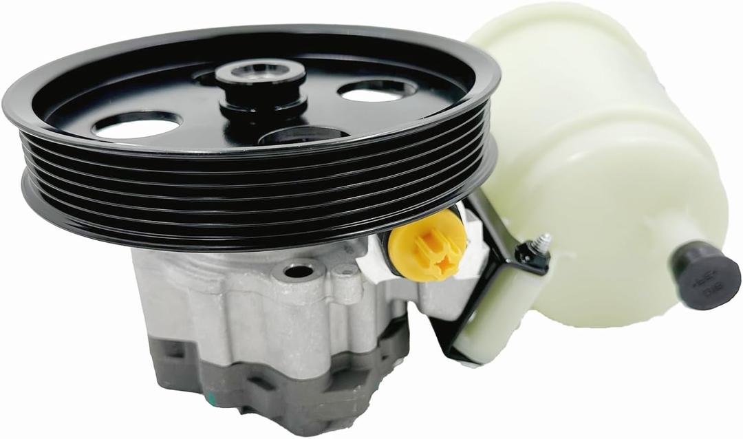 Power Steering Pump with Pulley Reservoir Fit For 2009-2010 Dodge Ram 1500 Pickup, 55398903AD