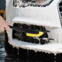 11 Inch Car Wash Brush with Long Handle,2 Pcs Wheel Brush with Black and Yellow Brush Wire,Car Detailing Brush Wheel Cleaner Brush Detailing Brush for Cars