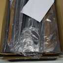 Furologee 5-Tier Ladder Shelf, Ladder Bookshelf with Removable Drawer, Rustic Bookcase Storage Rack Organizer, Wood Metal Freestanding Storage Shelf for Living Room, Home Office, Bedroom, Balcony