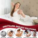 Therapeutica Cervical Orthopedic Foam Pillow - Neck Support Pillow for Side & Back Sleepers - Ergonomic Pillow for Neck Support, Relief, & Spinal Alignment Average Size, Firm