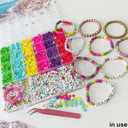 ParsNuntio Colorful DIY Craft Clay Beads Kit - Birthday Party Assorted Clay Beads - Festival Art Craft Clay Beads for Party Supplies Decor DIY Crafts - 1 Box