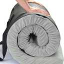 SleepReady Portable Floor Mattress & Guest Bed | 3" CertiPUR-US Memory Foam | Roll out in seconds | Twin, Single, Kid | Guest, Car, Camping, Dorm, Travel Essentials | Waterproof | 1 yr warr