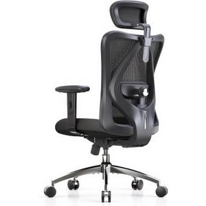SIHOO M18 Ergonomic Office Chair, High Back Mesh Desk Chair with Adjustable Headrest & Lumbar Support, 330lbs Capacity Computer Chair with 2D Armrests & Wide Cushion, Tilt Lock, for Home Office-Black, 21 inches x 27.5 inches x 11 inches