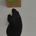 seenda Ergonomic Vertical Mouse with Jiggler - Bluetooth + 2.4G USB Multi Device, Wireless Ergo Mice, Jiggler Mouse Mover for Laptop/PC/Notebook, Computer Mice for Windows, Mac OS (Black)