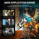 Welding Machine Handheld, Portable Welder Machine 110V 250A with Toolbox,10 PCS Rods Stick Welder for 1/16"-1/8" Rod, IGBT Inverter LCD Digital Display Hand Held Welder with Arc Force Anti-stick