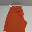 ODODOS Men's Athletic Shorts with Pockets 7" Quick Dry Lightweight Workout Gym Running Shorts, Rust, Small