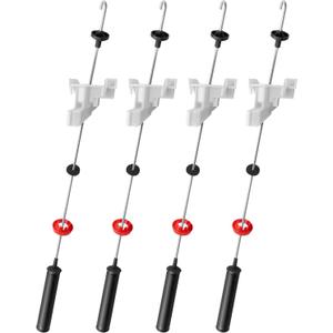 Washer Suspension Rod Kit Compatible with Fisher & Paykel AquaSmart Washing Machine WL26CW1 WL42T26DW1 WL37T26DW1 WL37T26KW2 WL42T26KW Replace 424569P 421841P 1880882, 4Pcs
