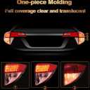Passenger Side Tail Light Assembly Compatible with 2016 2017 2018 Honda HRV, Right Taillight, Rear Outer Taillamp Replacement 33502T7SA01 HO2805109
