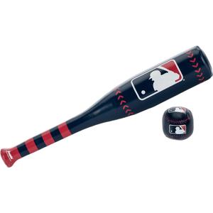 Franklin Sports MLB 21" Soft Sport Bat & Ball - Blue - Lightweight Kids Bat + Ball