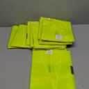 DUSKCOVE 10 Pack High Visibility Safety Vest for Traffic Work, Running, Surveyor and Security Guard - Construction Vest with 2 Reflective Strips, Made from Breathable and Neon Yellow Mesh Fabric, XXL