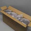 novelinks 64 oz Large Plastic Mason Jars with Airtight Lids, 4 Pack Big Jars Wide Mouth and Plastic Storage Containers for Pantry, Pickle, Sauce, Sugar (4 Pack,Black)