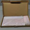 Rechargeable Bluetooth Keyboard and Mouse Combo for iPad, Ultra-Slim Portable Wireless Mouse Keyboard for iPad Pro Air Mini iPhone Samsung Tablet Cell Phone Android, iPadOS/iOS 13 and Above (Pink)