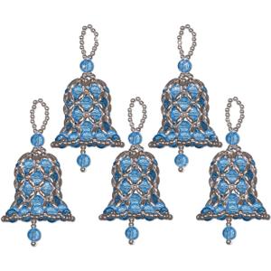 Design Works Crafts Blue Bells Ornaments Christmas Beading Craft Kit