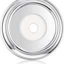 Enhon Metal Tub Spout Cover Ring, Bathroom Faucet Remodeling Wall Plate with Foam Gasket, 1-1/2 Inch ID and 3-5/8 Inch OD(Chrome)