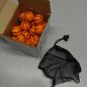 Civaner 40 Pcs Mini Basketball Tiny Rubber Basketballs Small Foam Ball with Drawstring Mesh Bag Crafts Gifts for Kids Adults Party Favors Beach Pool Sports Game(1.18 Inch)