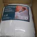 Linenspa White Down Alternative Comforter and Duvet Insert, for Twin XL Size Bed All-Season Comforter with Box Stitch and 8 Duvet Loops Bedding for Kids, Teens, and Adults
